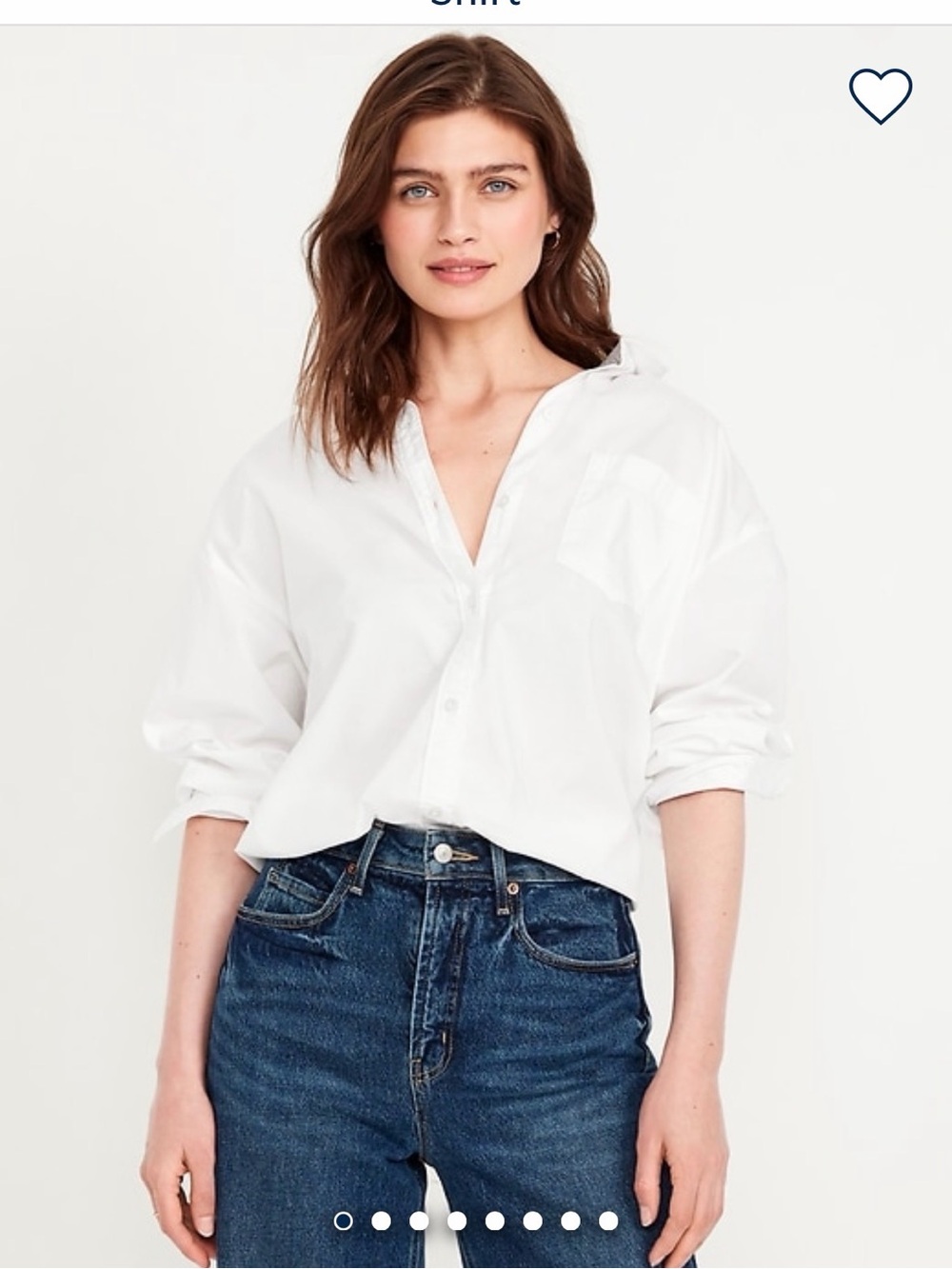 NWT Classic White Women's Button-Up Shirt Size Small